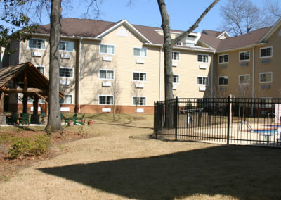 Suburban Extended Stay Hotel rear view
